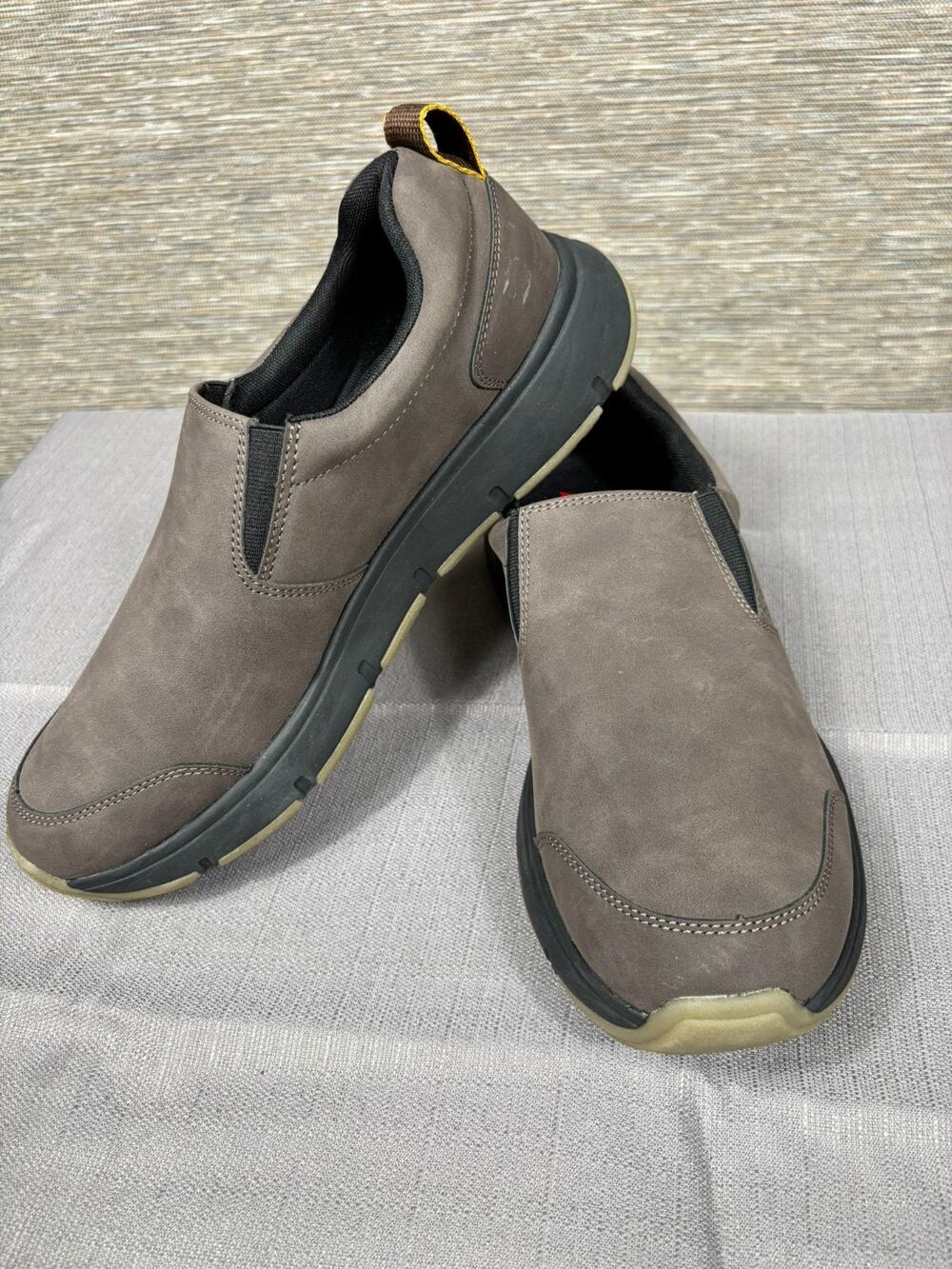 Gerry Men's Puff Solid Brown shoes Slip On Plush Fleece Size 12 Item 1899606